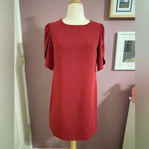 Petal Sleeves Shift Dress by Cynthia Steffe